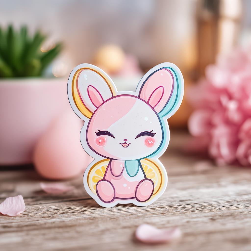 Pastel Kawaii Girl Stickers – Cute Anime-Inspired Aesthetic for Journaling, Scrapbooking & Planners