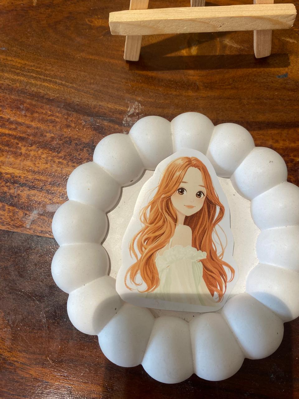 Cute Anime-Inspired Girl Stickers Aesthetic for Journaling, Scrapbooking & Planners