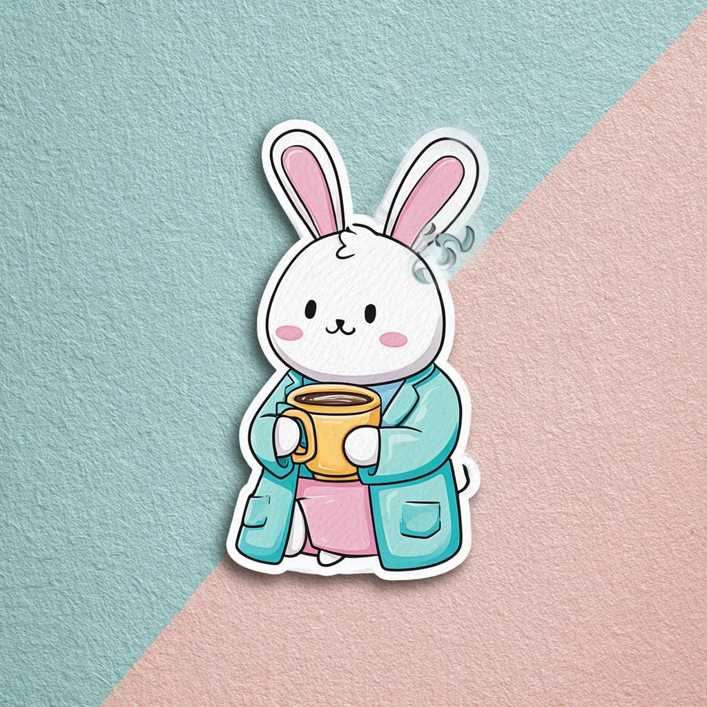 Pastel Kawaii Girl Stickers – Cute Anime-Inspired Aesthetic for Journaling, Scrapbooking & Planners